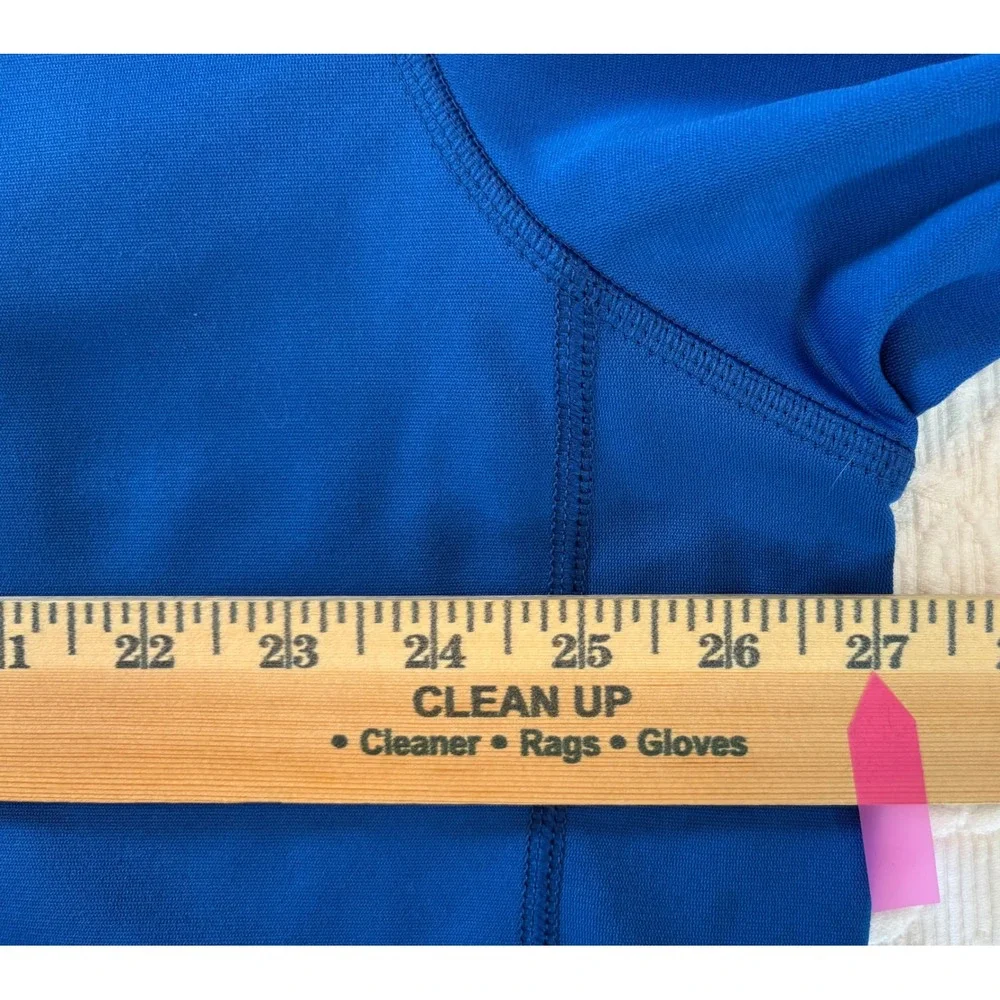 The North Face Tech Mens Blue 1/4 Zip Pullover IDEAL Logo Active Top Size XXL